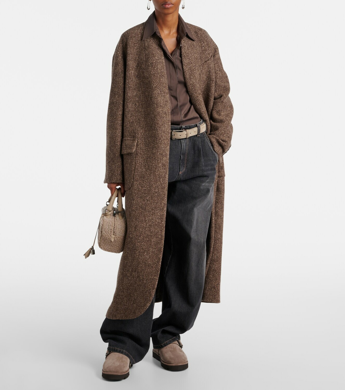 Brunello Cucinelli Monili suede slippers