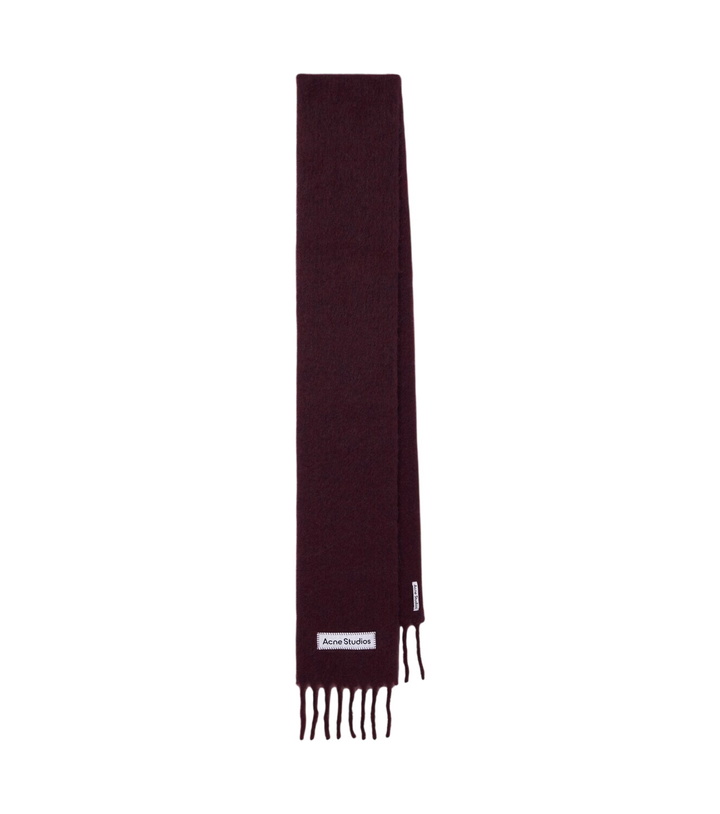 Photo: Acne Studios Fringed alpaca, wool, and mohair-blend scarf