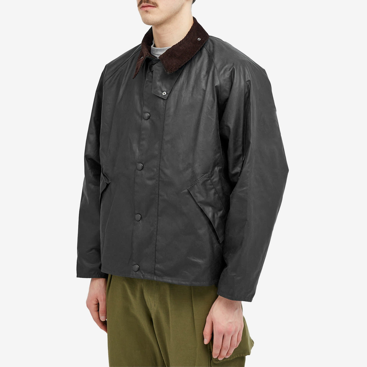 Barbour Men's Transport Wax Jacket in Sage