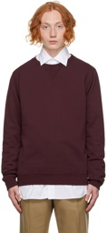 Maison Margiela Burgundy Classic Sweatshirt