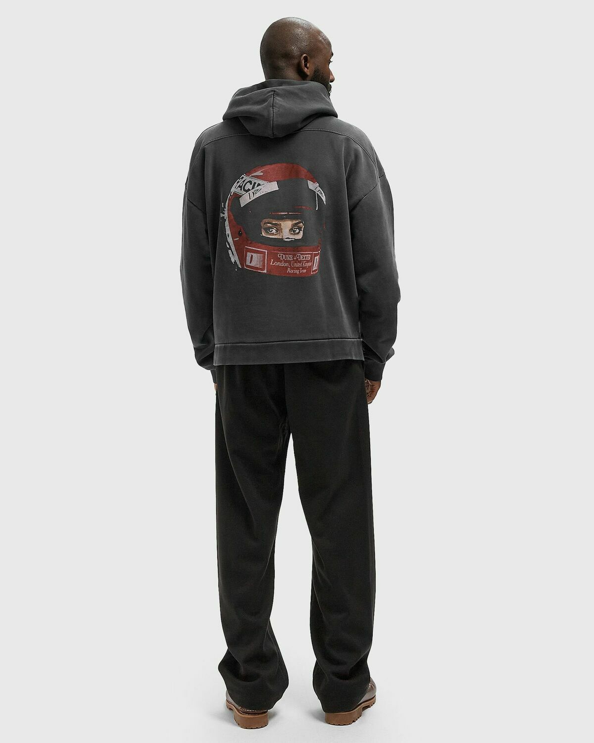Duke & Dexter DR1 Helmet Hoodie Black Mens Hoody