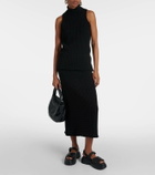 Hogan H644 leather platform sandals