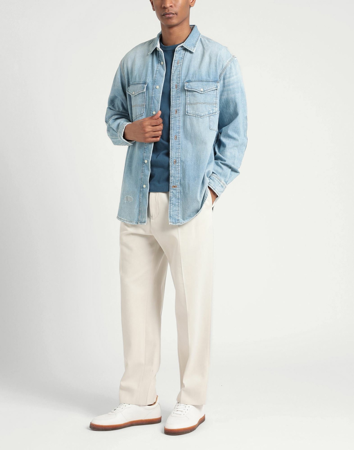 Tommy Hilfiger Mens Denim shirt in Blue