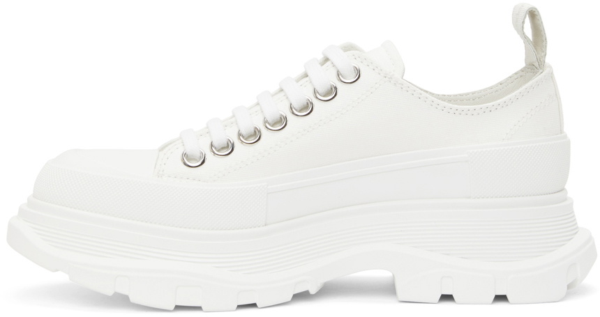McQueen White Tread Slick Low Sneakers