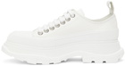 McQueen White Tread Slick Low Sneakers