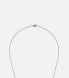 Yvonne Léon Pendentif L'océan 9kt gold necklace with turquoise, diamonds, and gemstones