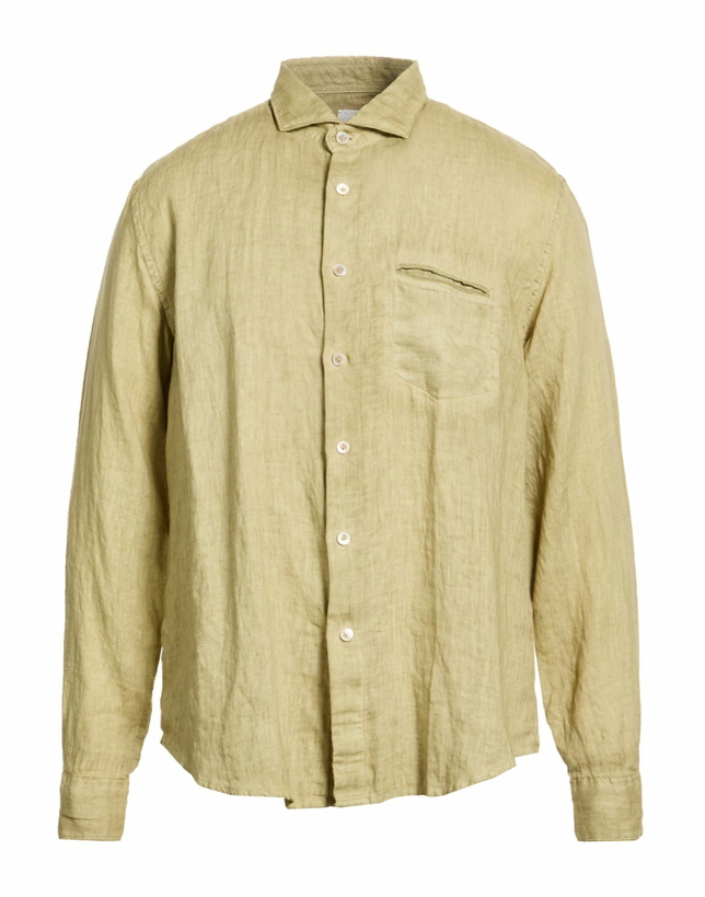 Photo: Eleventy Platinum Mens Shirt in Sage green
