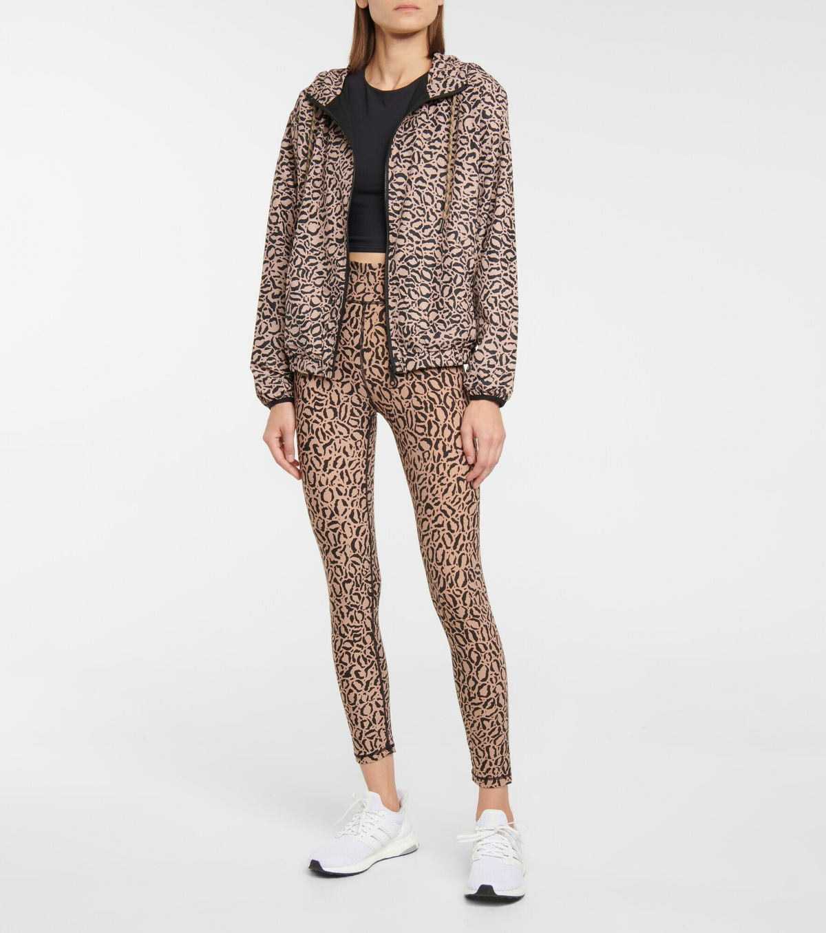 【The Upside】 High-rise leopard printレギンス The Upside - High-rise leopard print leggings The Upside