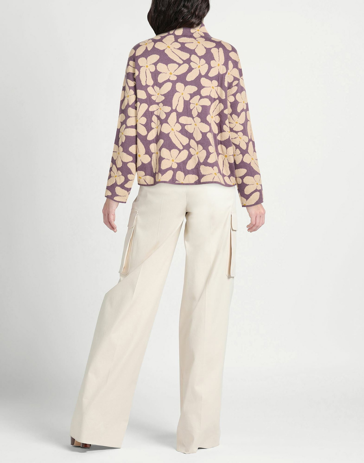 Alessia Santi Womens Turtleneck Mauve