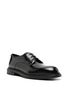 EMPORIO ARMANI - Shiny Leather Laced Shoes