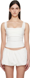 Miaou White Luna Tank Top