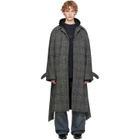 Balenciaga Gray Raglan Coat