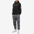 Nike Men's Air Jordan X PSG Statement Pullover Hoody in Black/Tour Yellow