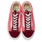 Vans Pink and Burgundy Style 36 Sneakers