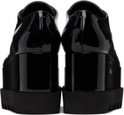 Stella McCartney Black Limited Edition Elyse Monochrome Platform Derbys