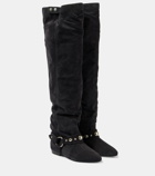 Isabel Marant Selize suede knee-high boots