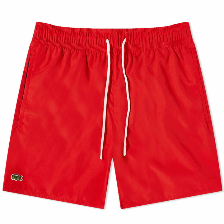 Photo: Lacoste Men's Classic Swim Short in Red