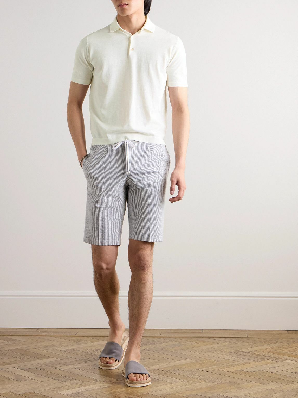 De Petrillo - Cotton Polo Shirt - Neutrals