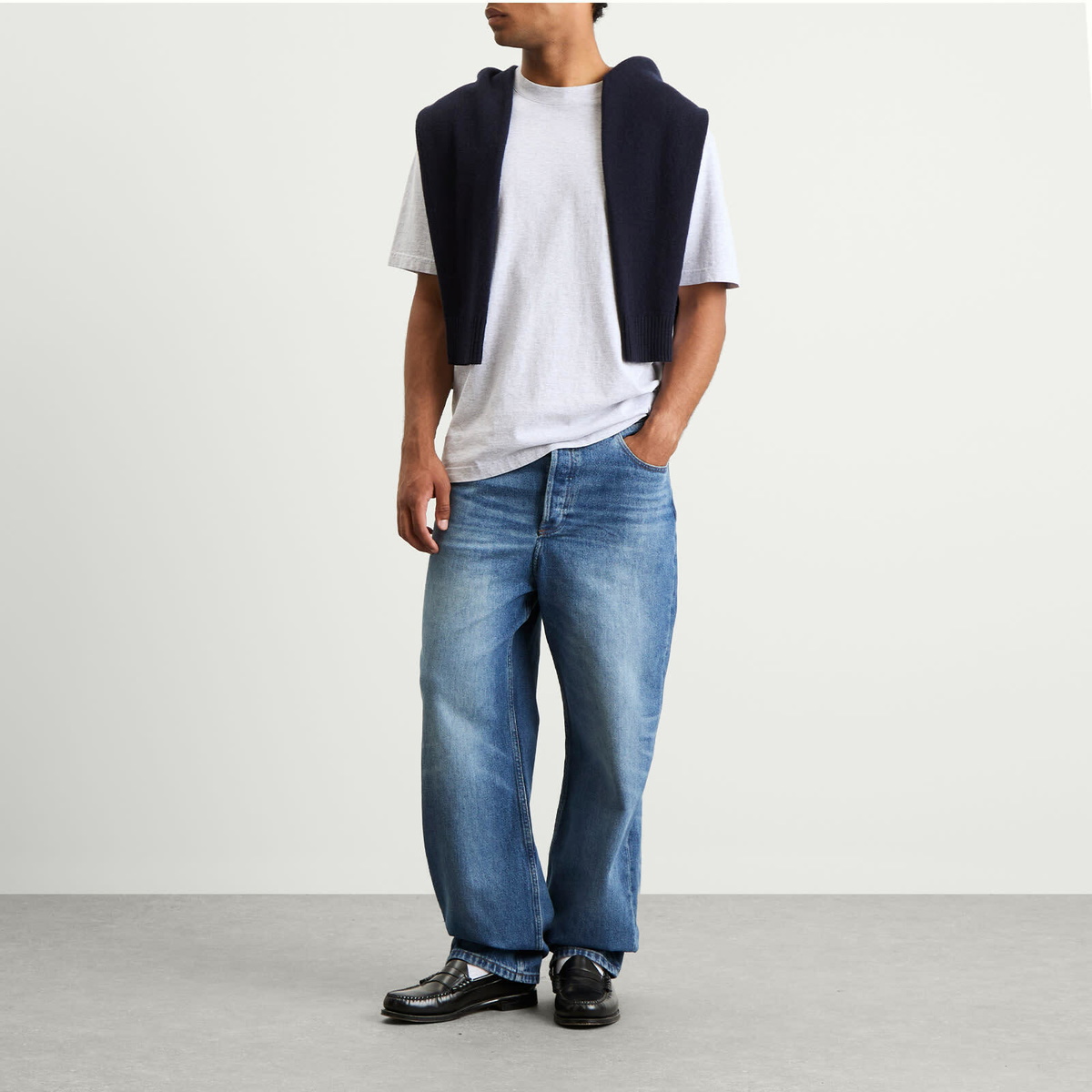 A.P.C. Men's Solal Straight Jeans in Washed Indigo A.P.C.