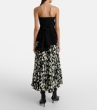Proenza Schouler White Label Runa printed twill midi skirt