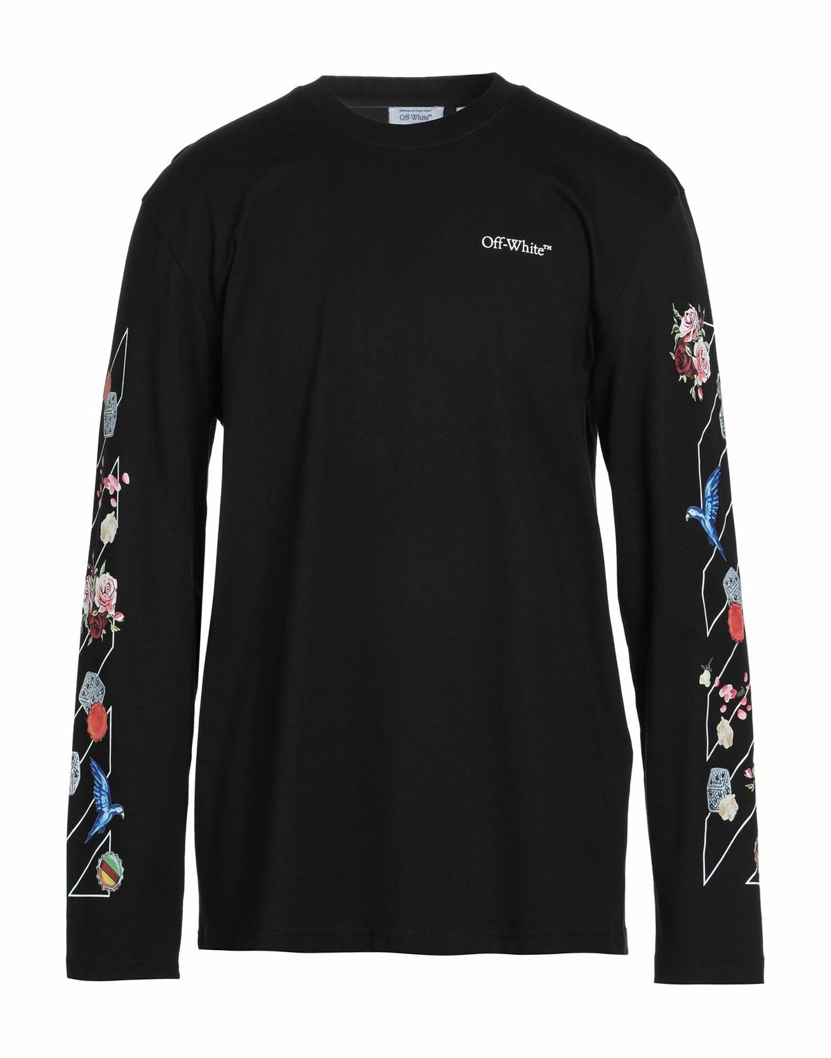 Off-white Mens T-shirt in Black