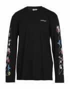 Off-white Mens T-shirt in Black