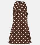 Asceno Antigua linen and cotton minidress