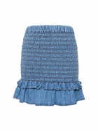 MARANT ETOILE Dorela Cotton Denim Mini Skirt