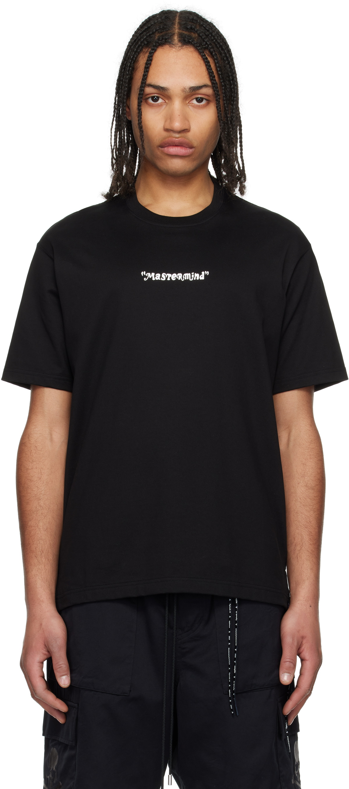 mastermind JAPAN Black Pocket Long Sleeve T-Shirt mastermind JAPAN