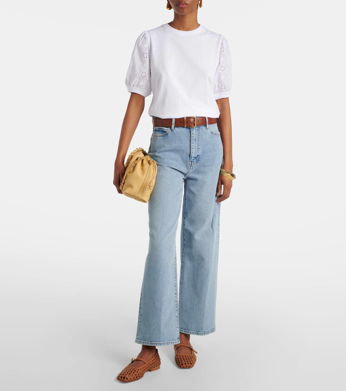 Frame The Lace cotton T-shirt