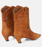 Khaite - Dallas suede cowboy boots