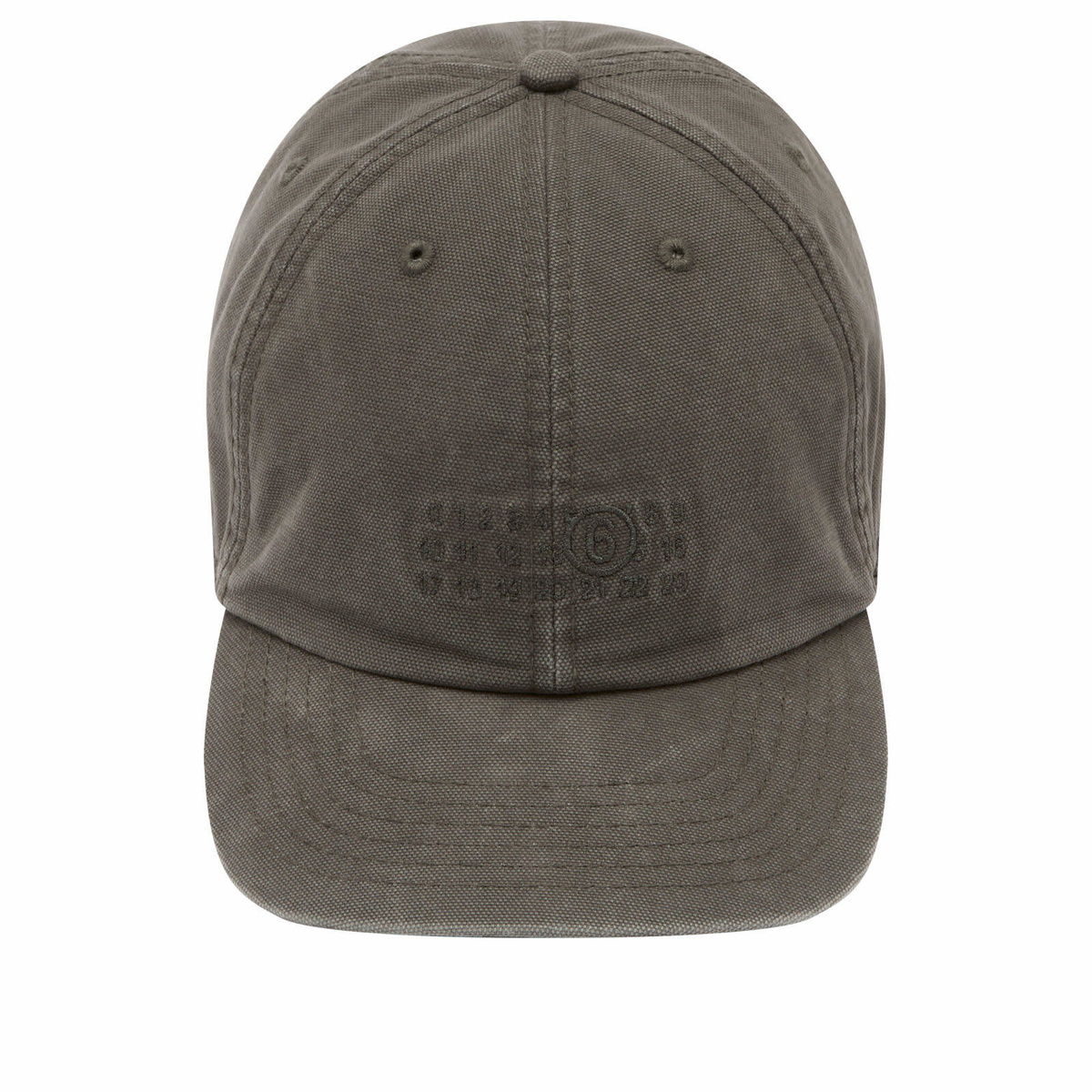MM6 Maison Margiela Men's Distressed Cap in Grey