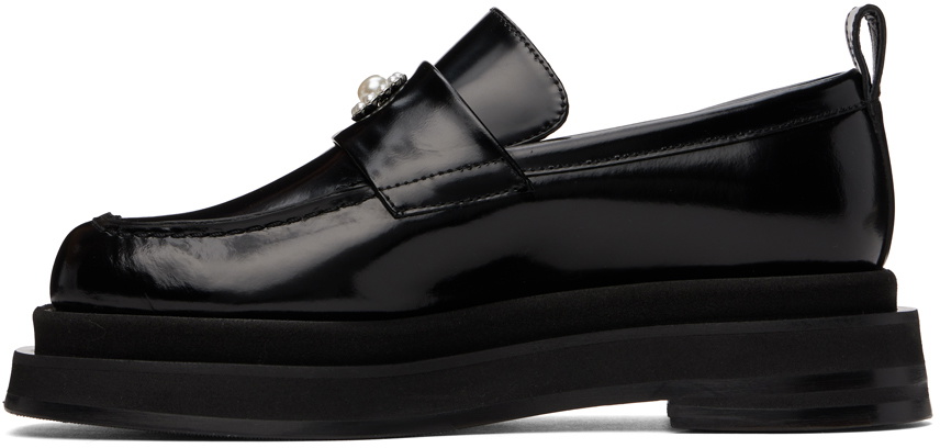 Simone Rocha Black Heart Toe Platform Loafers