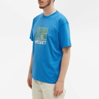 PACCBET Men's Painting Logo T-Shirt in Blue