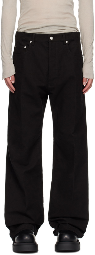 Photo: Rick Owens Black Porterville Geth Trousers