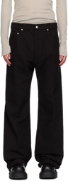 Rick Owens Black Porterville Geth Trousers