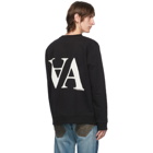 Vyner Articles Black and White AA Graphic Sweatshirt
