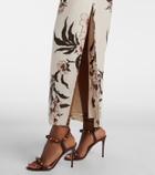 SIR Floral linen maxi dress