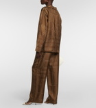 Toteme Monogram silk twill shirt