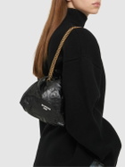 BALENCIAGA - Xs Crush Leather Tote Bag