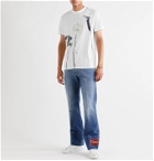 Valentino - Printed Cotton-Jersey T-Shirt - White