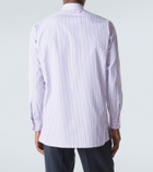 Charvet Striped cotton poplin shirt