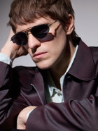 Oliver Peoples - Jil Sander Aviator-Style Silver-Tone Sunglasses