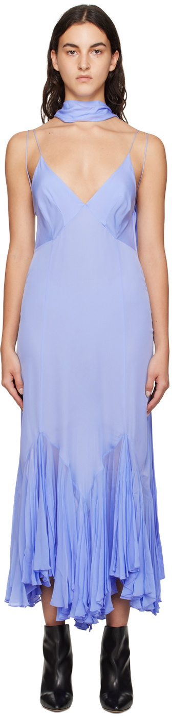 KHAITE Blue 'The Candita' Maxi Dress Khaite KHAITE Blue 'The Candita' Maxi Dress Khaite