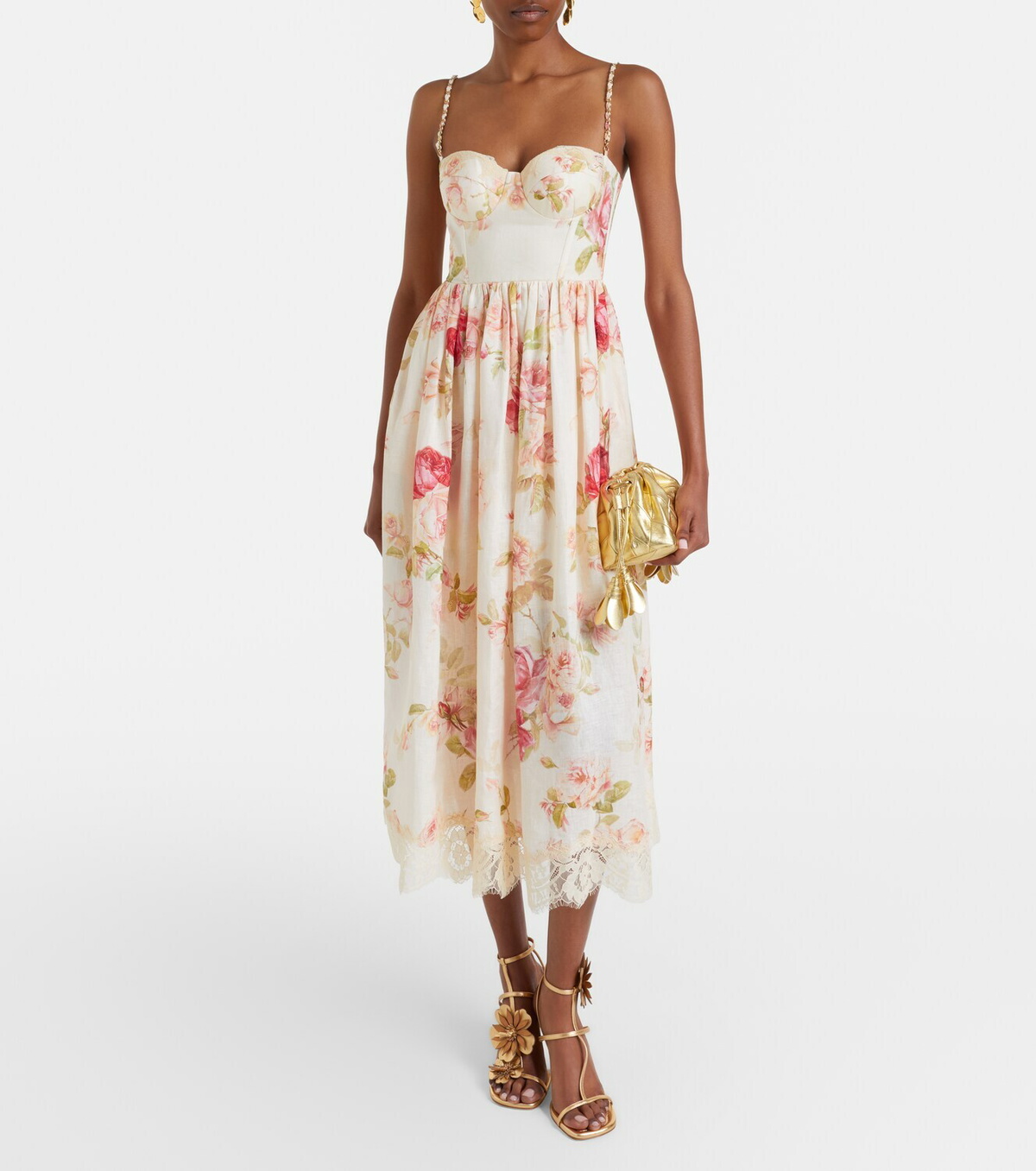 a line dresses for a wedding Satin White Corset Wedding Gown Tori