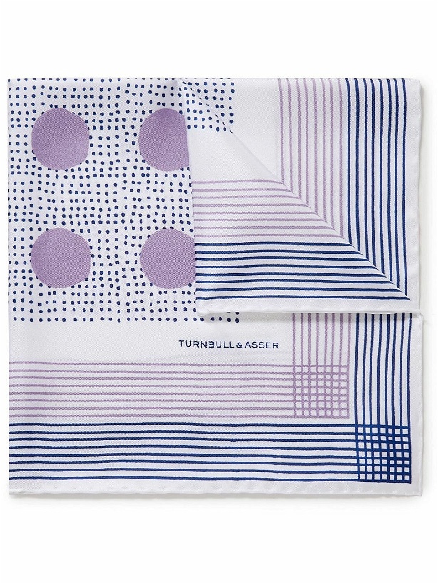 Photo: Turnbull & Asser - Printed Silk-Twill Pocket Square