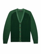 Etro - Logo-Embroidered Wool Cardigan - Green