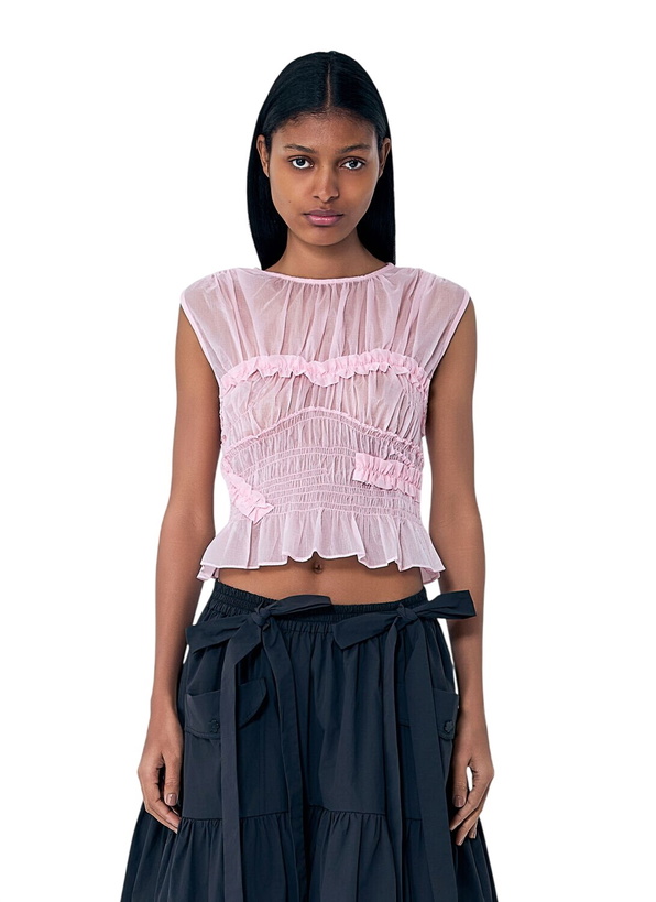 Photo: Cecilie Bahnsen Sheer Ruffle Blouse