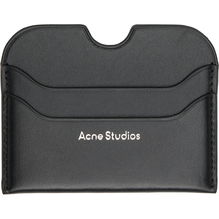 Photo: Acne Studios Black Leather Card Holder