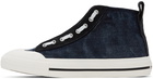 Diesel Blue & Black S-Astico Mzip Sneakers